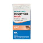 Pack of 60 Bausch and Lomb PreserVision Lutein Soft Gels