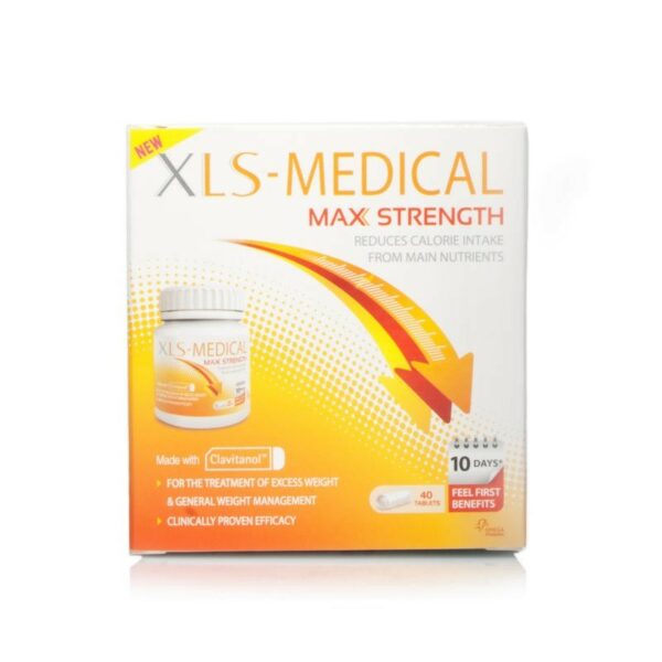 Box of 40 XLS-Medical Max Strength Tablets