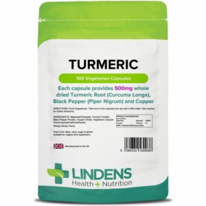 Turmeric 500mg with Black Pepper and Coppe Capsules