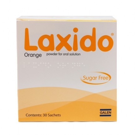 Laxido Orange Powder Sachets (Sugar Free) - Pack of 30