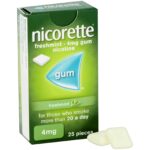 Nicorette gum mint 4mg 25