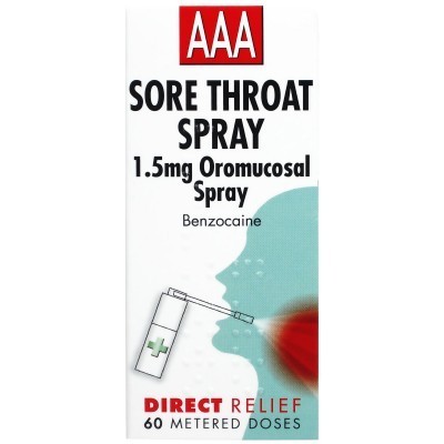 AAA Sore Throat Spray 60 Dose