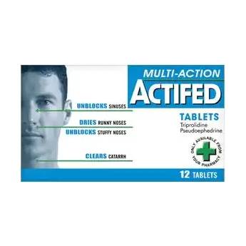 Actifed Multi Actioned Tablets 12