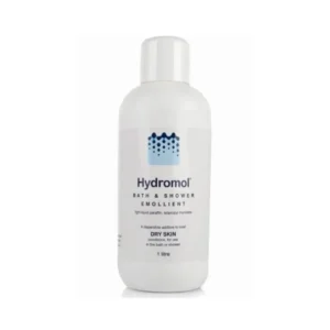 A bottle of Hydromol Emollient Bath Additive 500ml