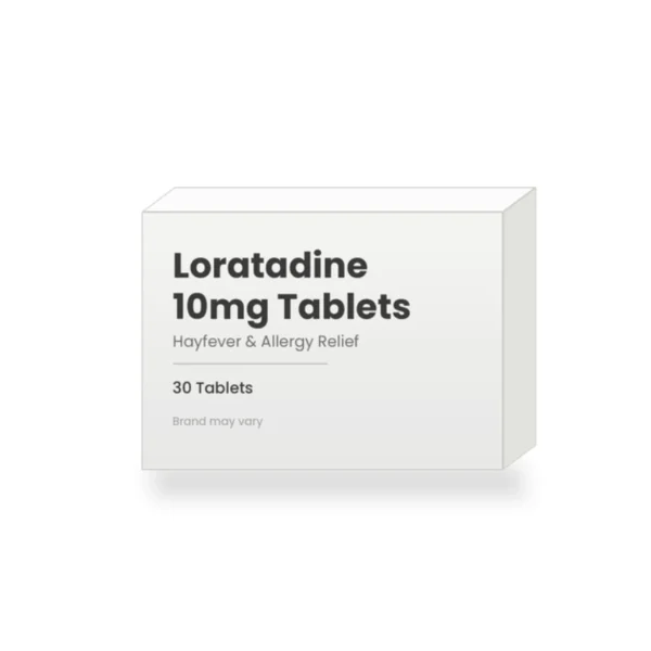 Loratadine 10mg tablets Box of 30 tablets of Loratadine 10mg tablets