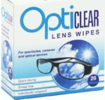 Opticlear Moistened Sachet Lens Wipes For Glasses, Cameras 26 Wipes