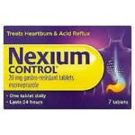 Nexium Control Heartburn and Acid Reflux Relief Tablets, 20mg Gastro-Resistant 1 x 7 Tablets