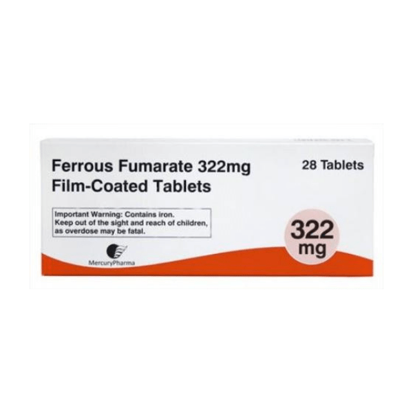Ferrous-Fumarate-322mg-Iron-Tablets