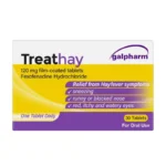 Treathay 120mg fexofenadine hydrochloride tablets 30 pack
