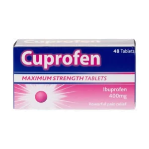 cuprofen maximum strenth 400mg 48 Tablets