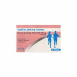 image of a box of ferrous gluconate 300mg tablets pack of 28