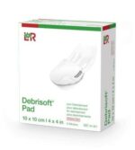 Debrisoft Debridement Pads/Dressings Wound Debridement 10cm x 10cm Pack of 5