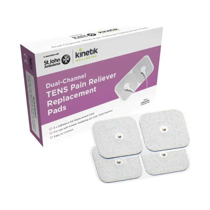 TENS Pads – Kinetik Wellbeing Adhesive Gel Pads (Pack of 4)