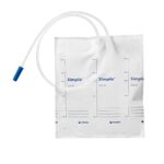 Coloplast Simpla 2L night drainage bag with anti-kink tubing and drain tap