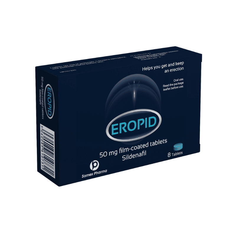 Eropid 50 mg – Erectile Dysfunction Relief
