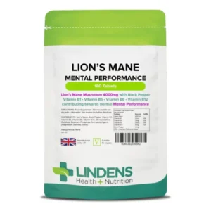 Lindens Lion's Mane 4000mg Tablets 180