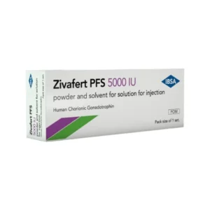 Picture of a box of Zivafert 5000 IU Injection